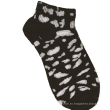 Calcetines de tobillo de leopardo patrón personalizado calcetines coloridos fabricante al por mayor